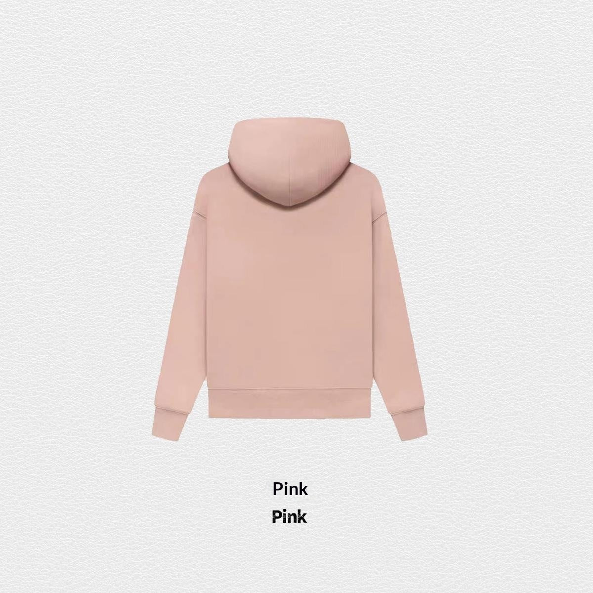 Women's Fleece-Lined Cotton Hoodie | Solid Colour Pullover Sweatshirt