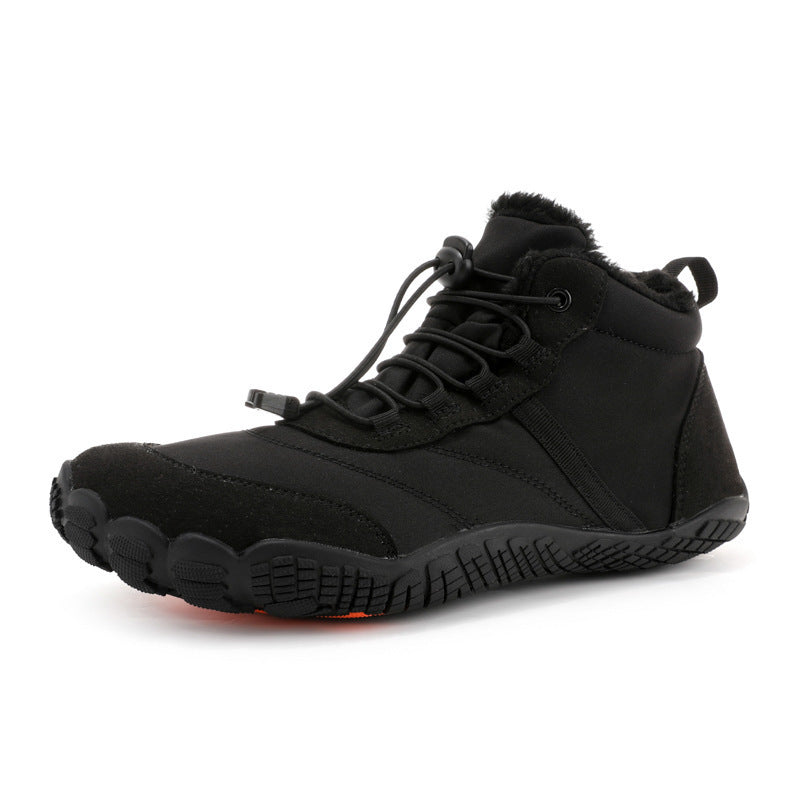 Fleece-Lined Winter Snow Boots | Warm Slip-On Outdoor