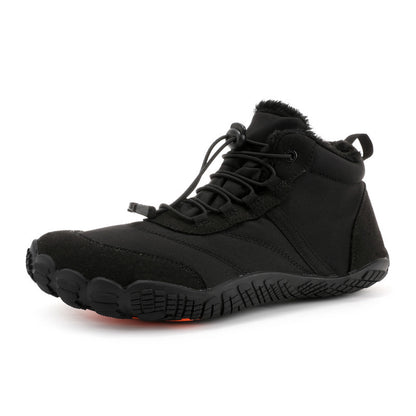 Fleece-Lined Winter Snow Boots | Warm Slip-On Outdoor