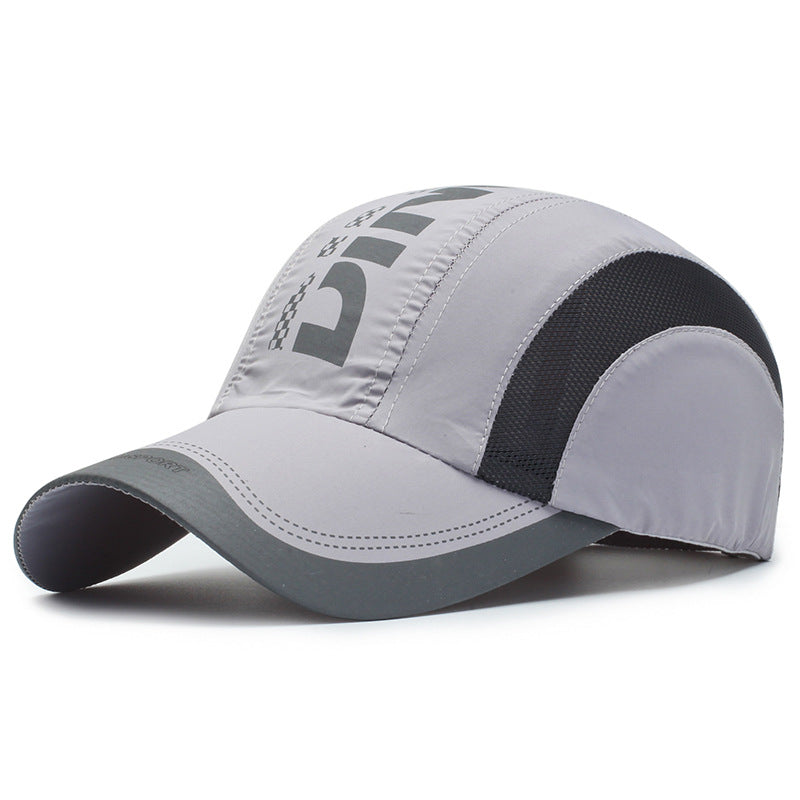 Breathable Polyester Sports Cap - Sun Protection Dome Cap