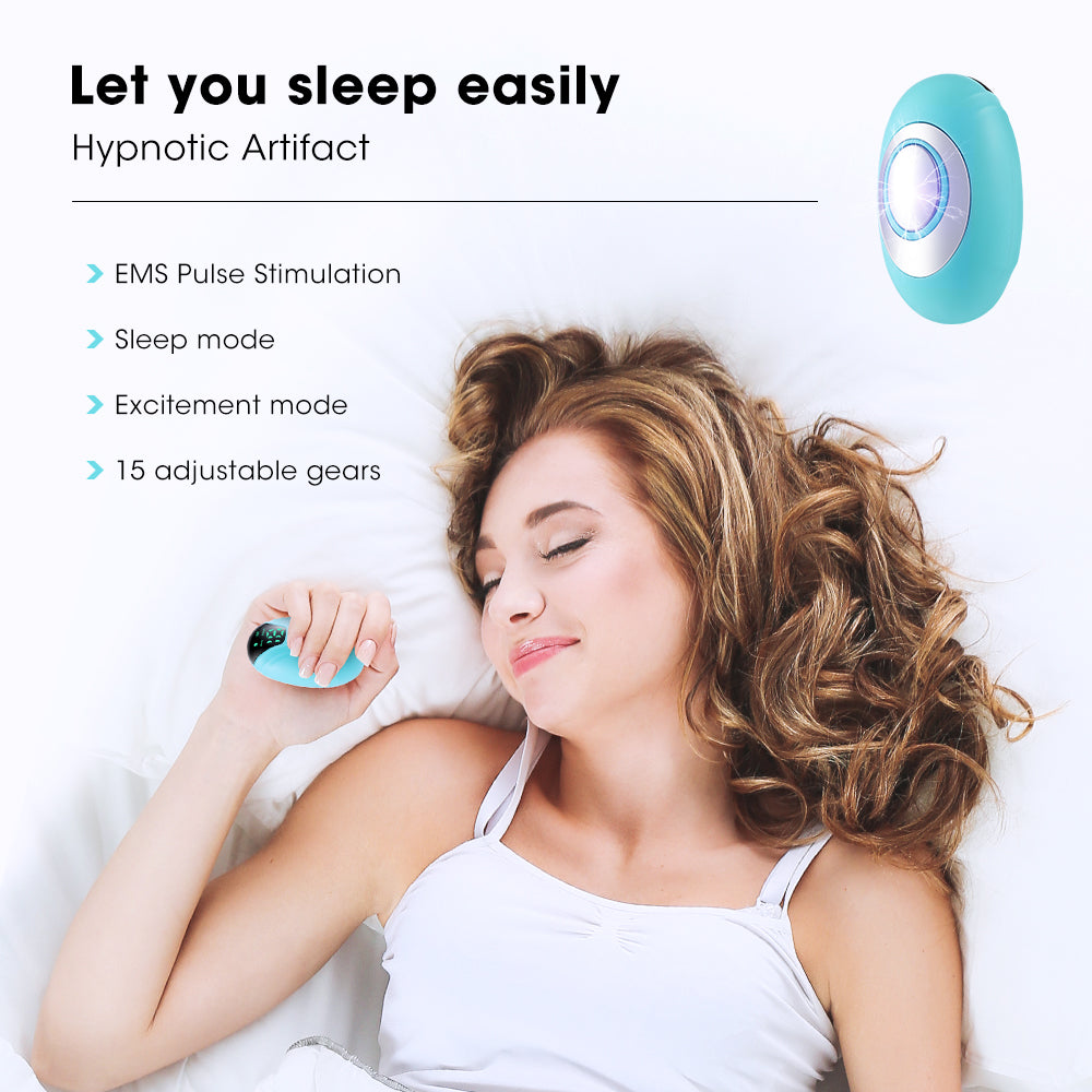 EMS Micro-current Sleep Aid Device - Drug-Free Relaxation & Insomnia Relief Therapy Tool