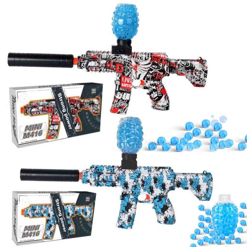 Electric Continuous Hair Soft Elastic Toy Gun