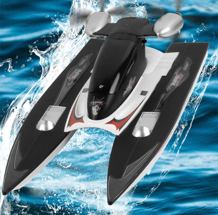 2.4GHz Electric RC Helicopter with Spare Propellers - Black