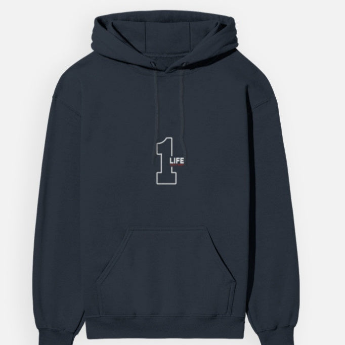 Women's Drop Shoulder Printed Hoodie – Loose Fit | Sizes S–3XL