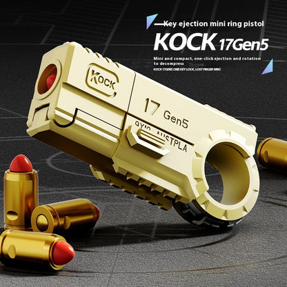 JJ003 Alloy Shell-Ejecting Soft Bullet Toy Gun