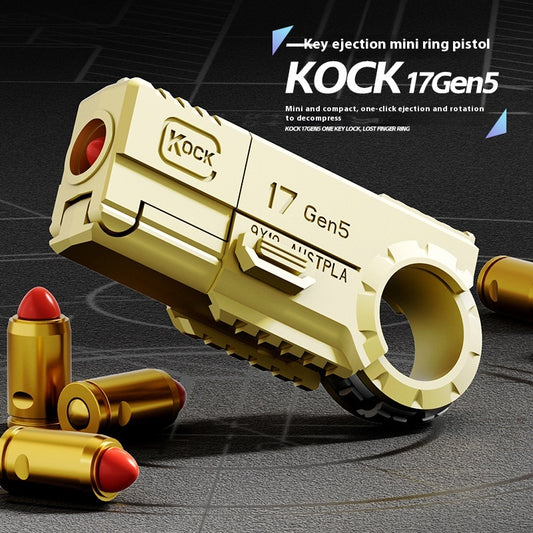JJ003 Alloy Shell-Ejecting Soft Bullet Toy Gun