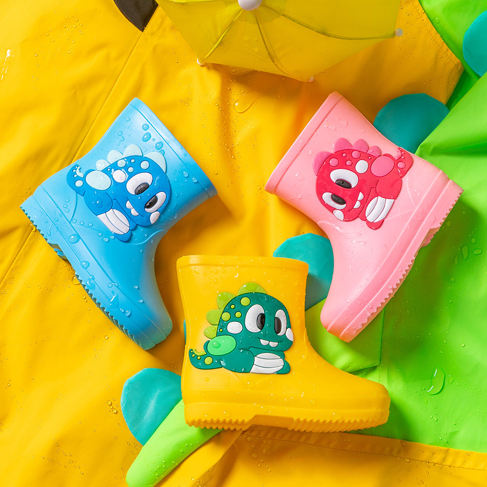 Children's Dinosaur Rain Boots | Waterproof PVC | Unisex | Inner 14-22cm