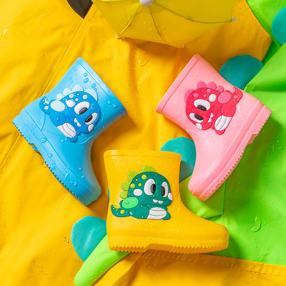 Children's Dinosaur Rain Boots | Waterproof PVC | Unisex | Inner 14-22cm