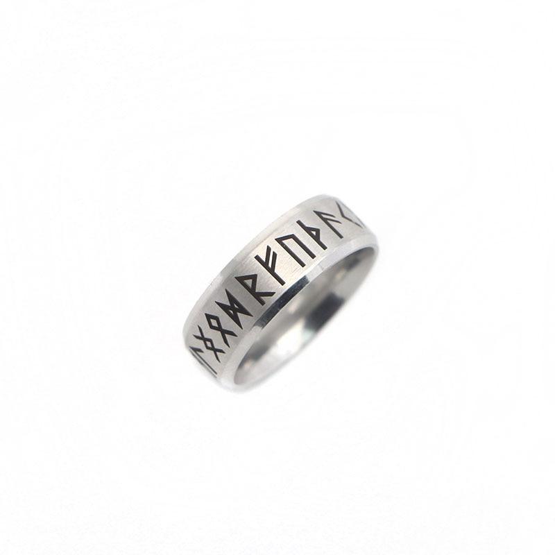 Men's 8mm Matte Stainless Steel Band Ring – Minimalist Steel & Black Band