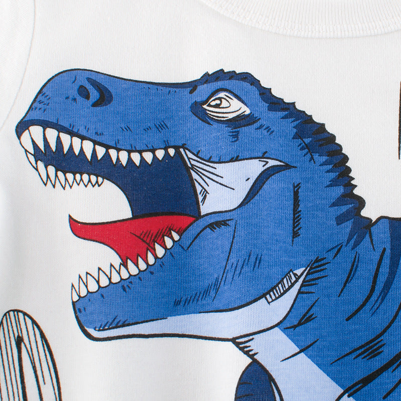 Children's Long Sleeve Cartoon Cotton T-Shirt | Ages 2-10