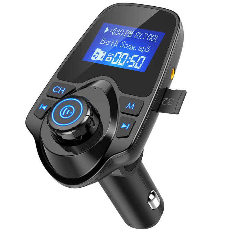 Bluetooth Car FM Transmitter | AUX Audio | 1.3" Display | Hands-Free Calling