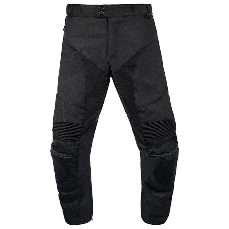 Unisex Outdoor Motorcycle Racing Trousers | Black & White | S-3XL