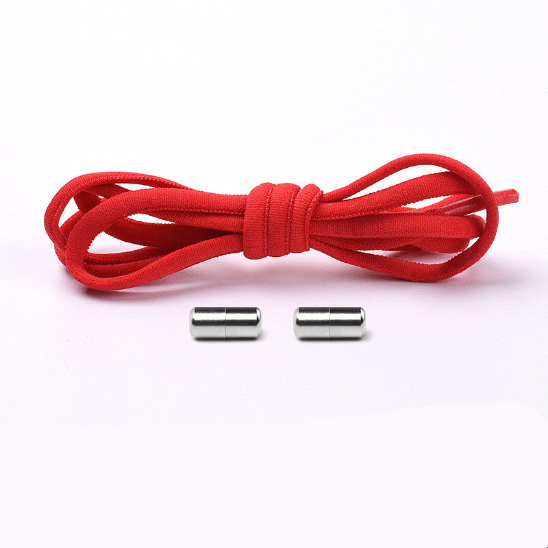 Elastic No-Tie Shoelaces – Half-Round Capsule Lock, 22 Colours