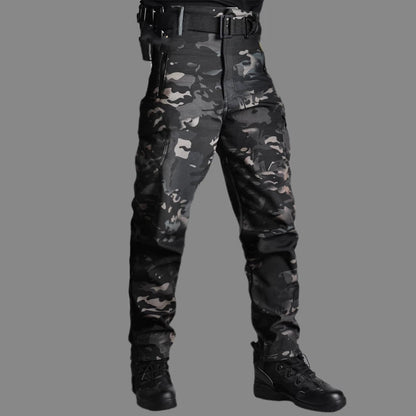 Men's Tactical Winter Trousers | Windproof Waterproof Fleece-Lined