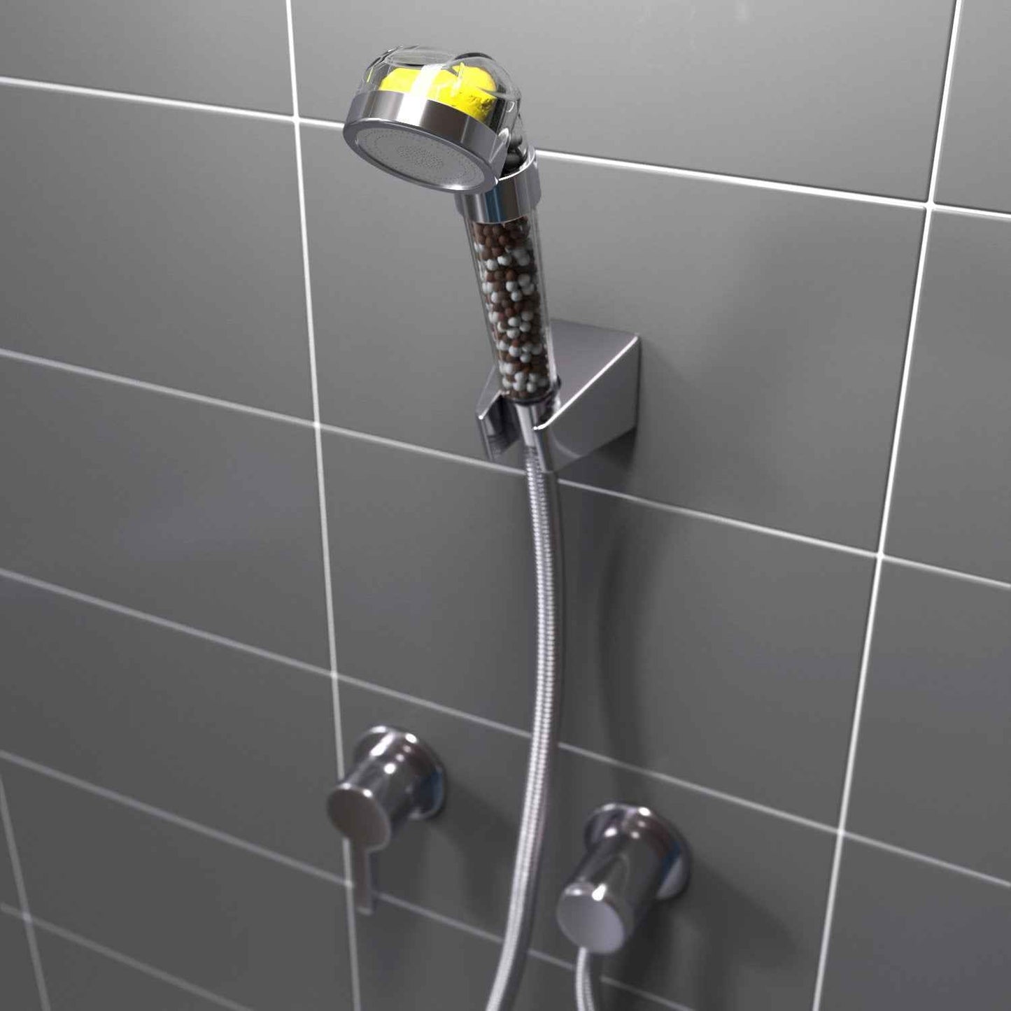 Vitamin C Aromatherapy Shower Head – High Pressure Filtered Shower with Lemon Scent