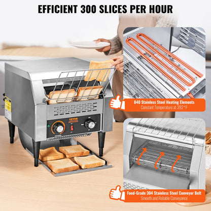 Commercial Conveyor Toaster – 300 Slices/Hour, 7 Settings | Restaurants & Buffets