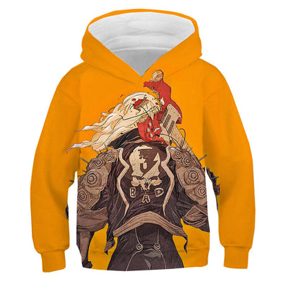 Children's Cyberpunk Graphic Hoodie | 3D Full-Print Kids Sweatshirt
