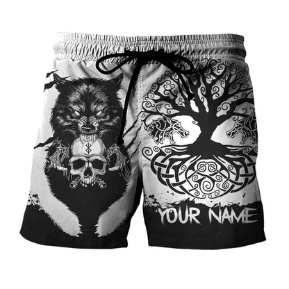 Men’s Casual Summer Beach Shorts – Lightweight Stretch Printed Shorts