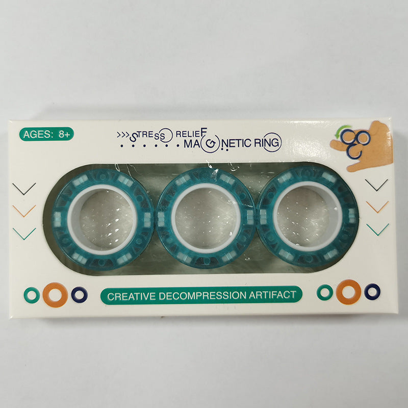 Magnetic Fingertip Spinning Top Set 3 Pack | Fidget Desk Toy