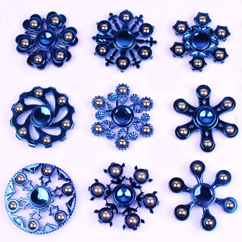 Electroplated Steel Ball Fingertip Gyro | 10 Designs | ABS Fidget Spinner