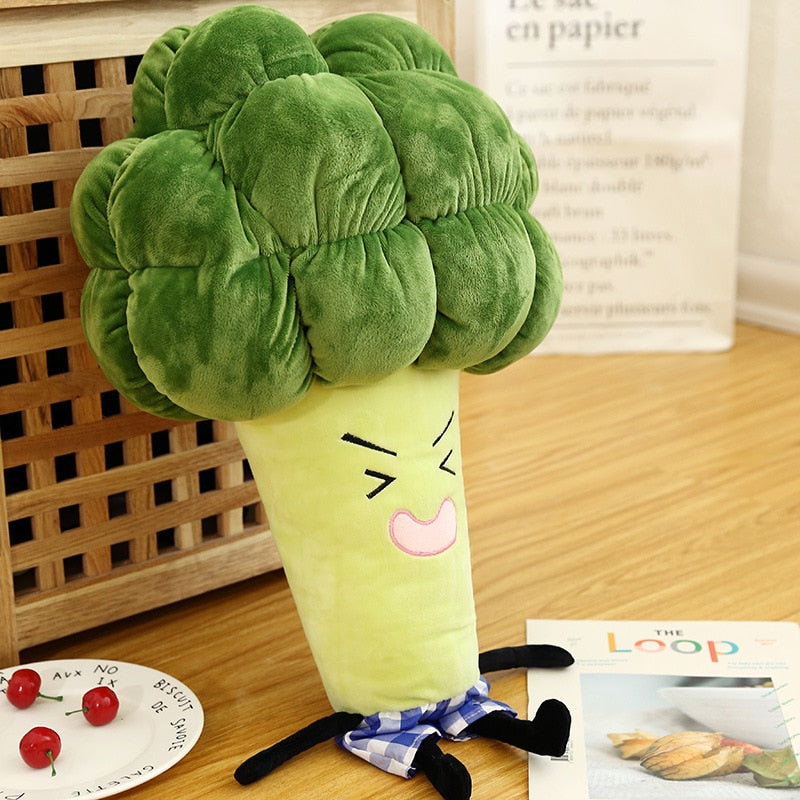 Cute Vegetable Plush Cushion Toy 55cm - Soft Stuffed Kids Pillow