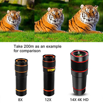 Smartphone Telescope Zoom Lens Clip-On
