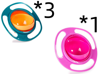 360° Rotating Spill-Proof Baby Bowl
