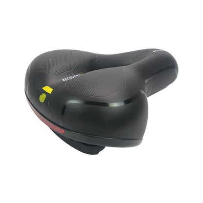 Memory Foam Bicycle Saddle – Hollow Ergonomic PU Leather Bike Seat Blue, Yellow & Red