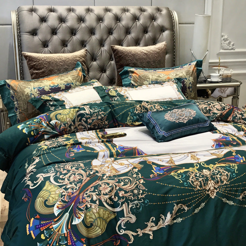 Digital Print Pure Cotton Bedding Set 6 Piece | 11 Designs