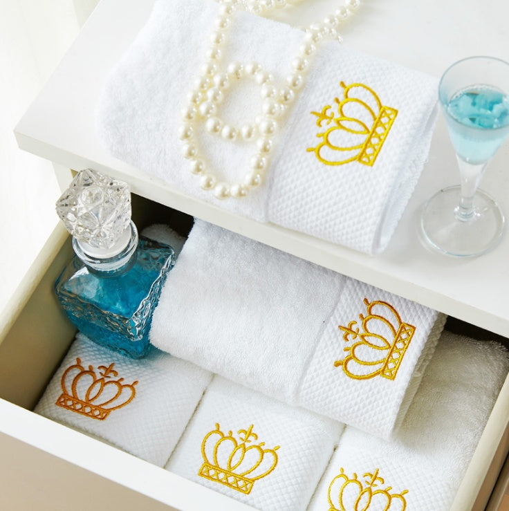 Cotton Embroidery Boutique Sauna & Bath Towel | Multiple Sizes