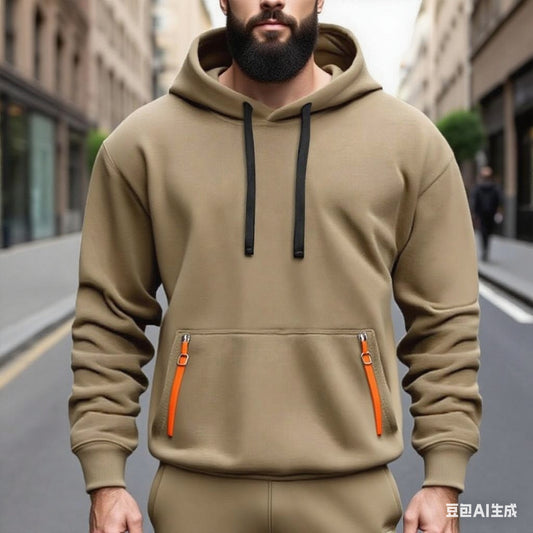 Men's Fleece-Lined Pullover Hoodie – Extra Thick Winter Sweatshirt | 5 Colours | Sizes S–2XL