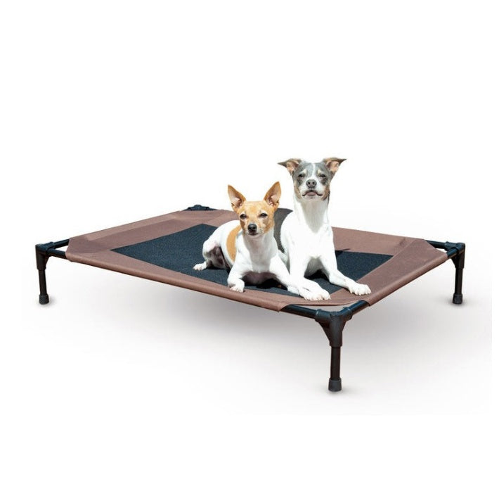 Elevated Pet Camp Bed – Oxford Cloth & Metal Frame | Moisture-Proof | Dogs & Cats | S, M & L