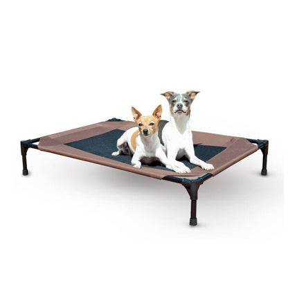 Elevated Pet Camp Bed – Oxford Cloth & Metal Frame | Moisture-Proof | Dogs & Cats | S, M & L