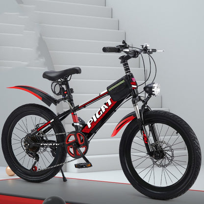 Children's Mountain Bike – Double Disc Brake Shock Absorbing 18", 20" & 22" Ages 8+