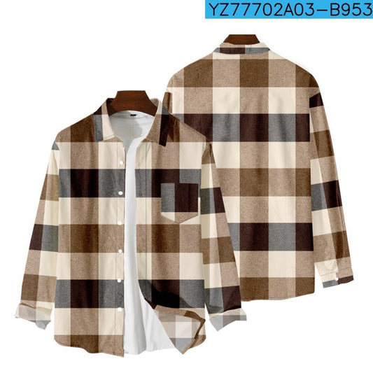 Men's Graphic Print Pullover Shirt – Relaxed Loose Fit | S–6XL