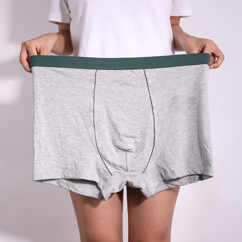 Men's Oversized Cotton Boxer Shorts – Breathable Baggy Trunks