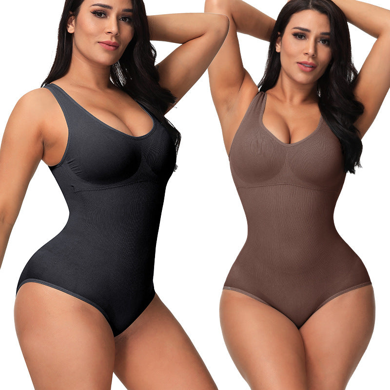 Seamless Sculpting Bodysuit | Black, Apricot & Coffee | S-5XL