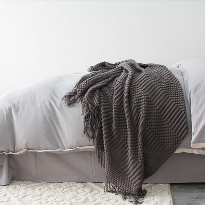 Soft Fleece Throw Blanket | 127x170cm Sofa & Bed Blanket
