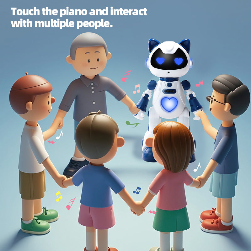 Programmable Gesture Control Robot Toy | RGB Light & Spray