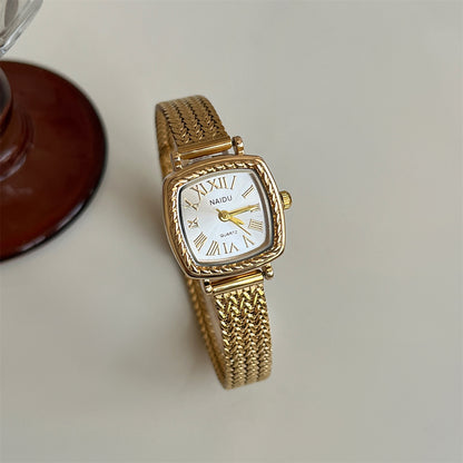 Women's Roman Numeral Square Watch | Alloy Case | 5 Colours