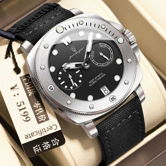 Men's Slim Casual Quartz Watch – Luminous & Waterproof | 5 Styles