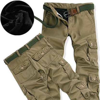 Men's Straight-Leg Cargo Work Trousers | Cotton Workwear