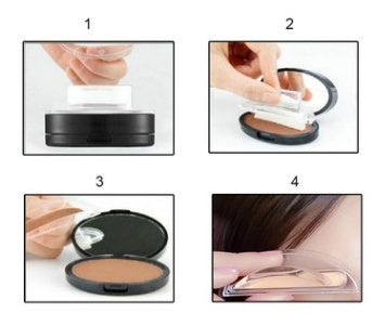 Eyebrow Stamp Powder Kit – Waterproof, 3 Shapes & Shades, Multi-Pack