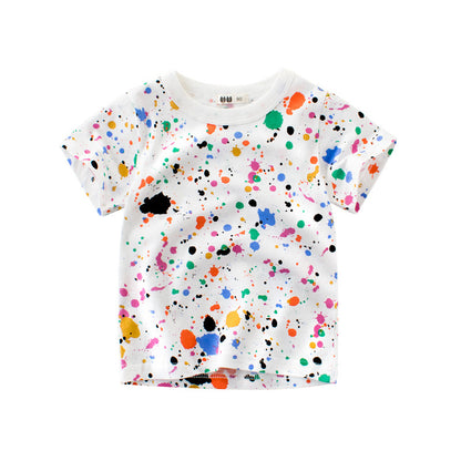 Children's Short Sleeve Printed T-Shirt | Soft Cotton, Unisex