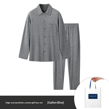 Men's Jacquard Plaid Pyjama Set | Viscose Loungewear