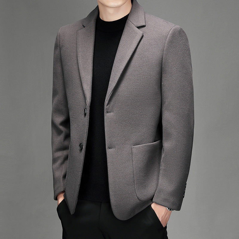 Men's Woollen Suit Jacket – Refined Casual Autumn Winter | M–4XL