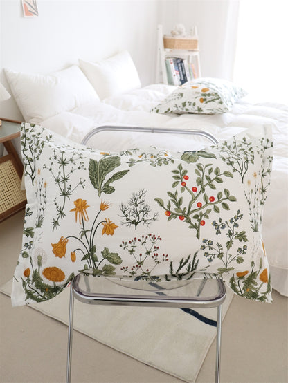 Dandelion Print Pure Cotton Twill Bedding Set – 6 Sizes