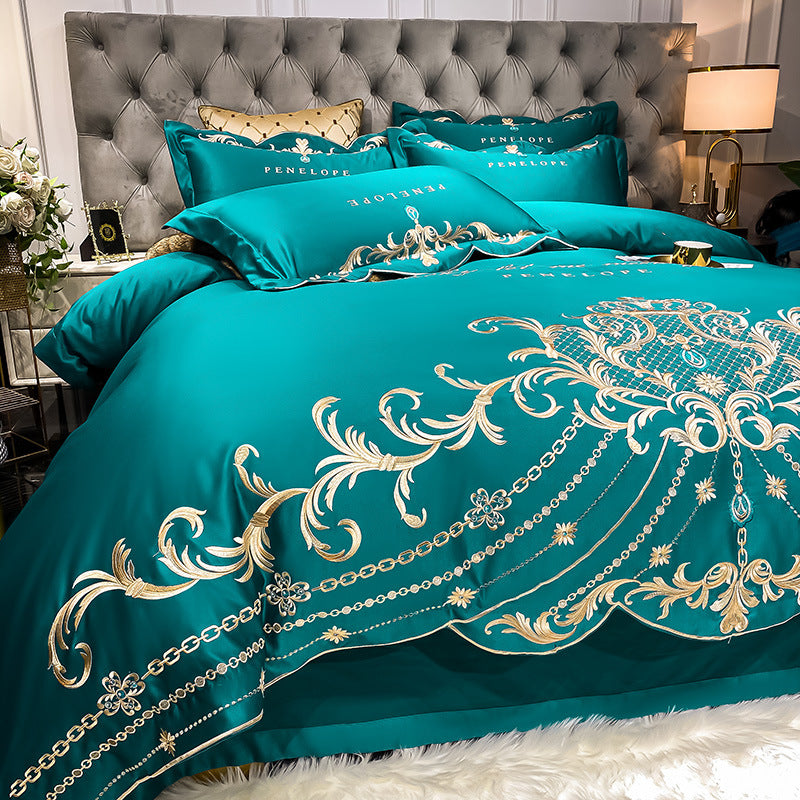 Cotton Jacquard Bedding Set | 4 Piece | 14 Colours