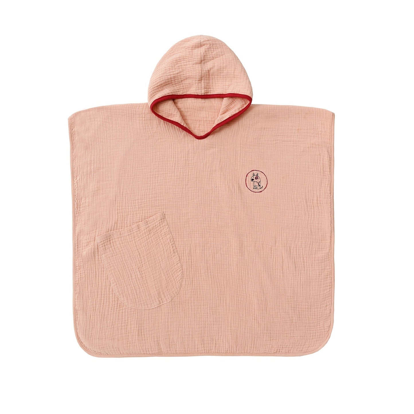 Children's 4-Layer Cotton Gauze Hooded Bath Towel | Wearable Poncho