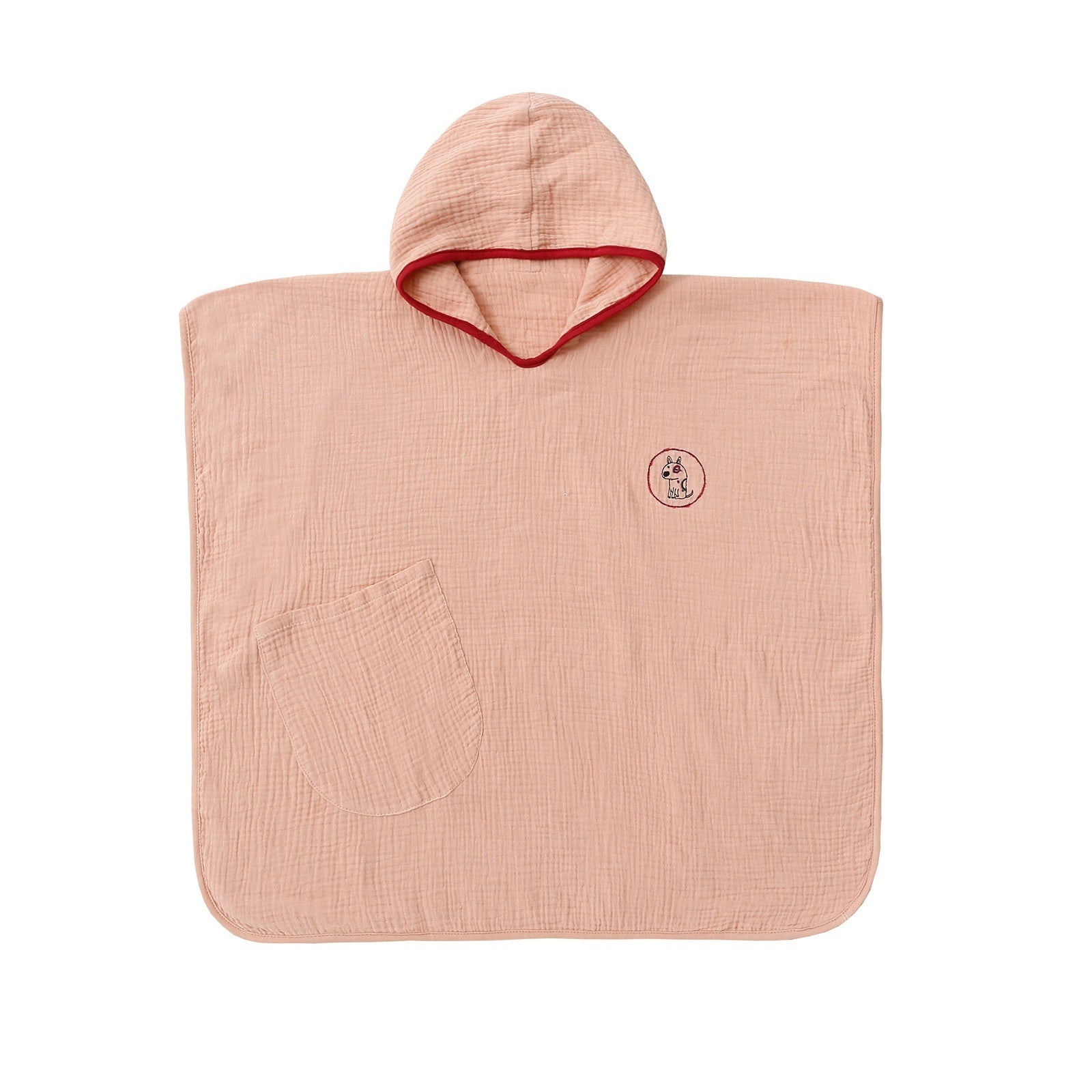 Children's 4-Layer Cotton Gauze Hooded Bath Towel | Wearable Poncho